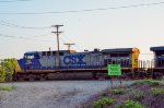 CSX AC44CW Locomotive in the yard